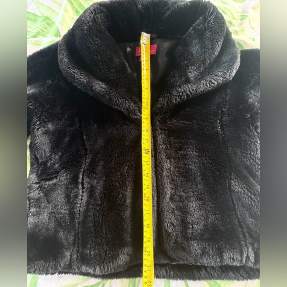 Black Faux Fur Coat - Picture 4 of 6